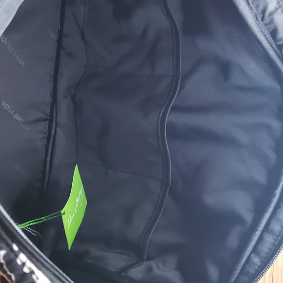 Vera Bradley Midnight Paisley Turnlock Satchel - Picture 4 of 11